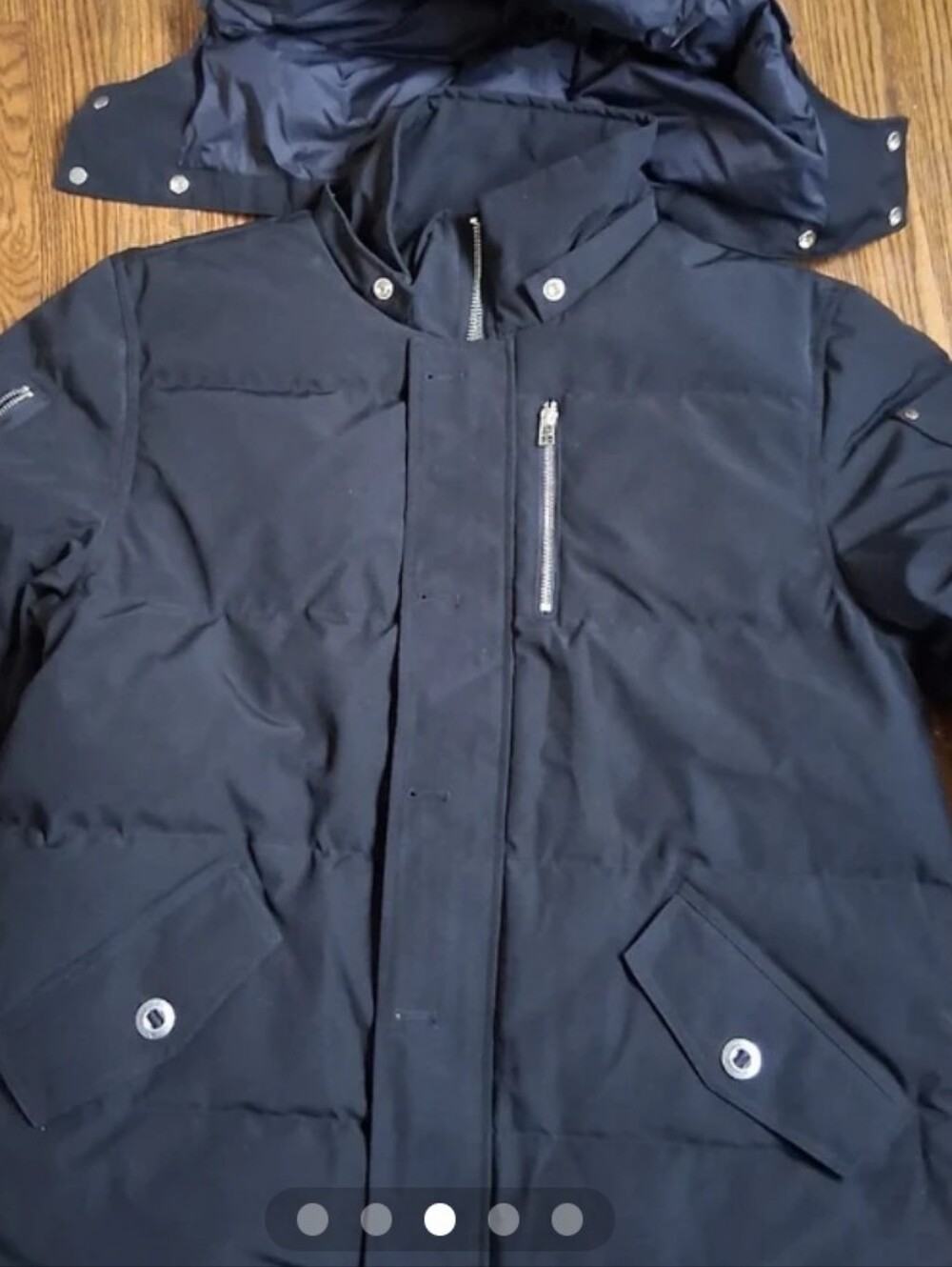 Moose Knuckle Coat Black Unisex XXL